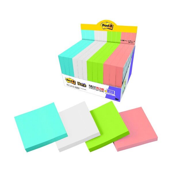 ポスト・イット強粘着マルチカラー4増量 6541SS-MC-4 1個