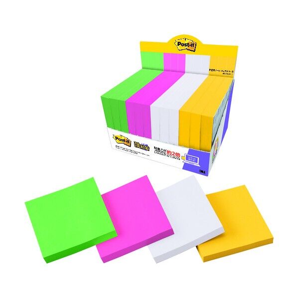 ポスト・イット強粘着マルチカラー8増量 6541SS-MC-8 1個
