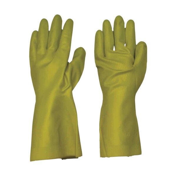 ダンロップ 脱タンパク天然ゴム リッチネ厚手 Lグリーン 6702 1点...