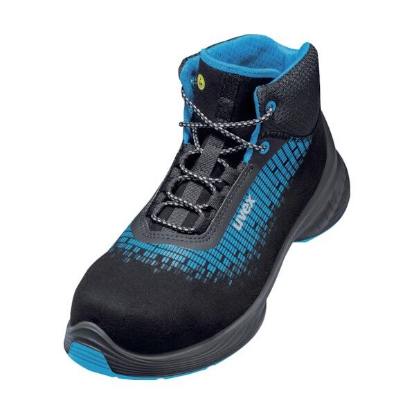 ウベックス1G2レースアップブーツS2SRCブラック/ブルー27.5CM 6833643 1点