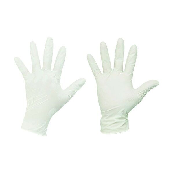 天然ゴム使い捨て手袋 タッチエヌタフ 69-210 (100枚入)