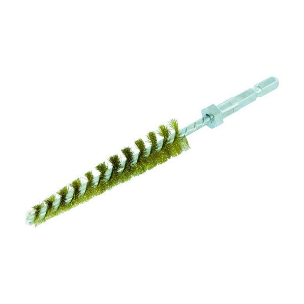 トラスコ(TRUSCO) 六角軸テーパーネジリブラシ 真鍮線 6TNB-816-S 1本...