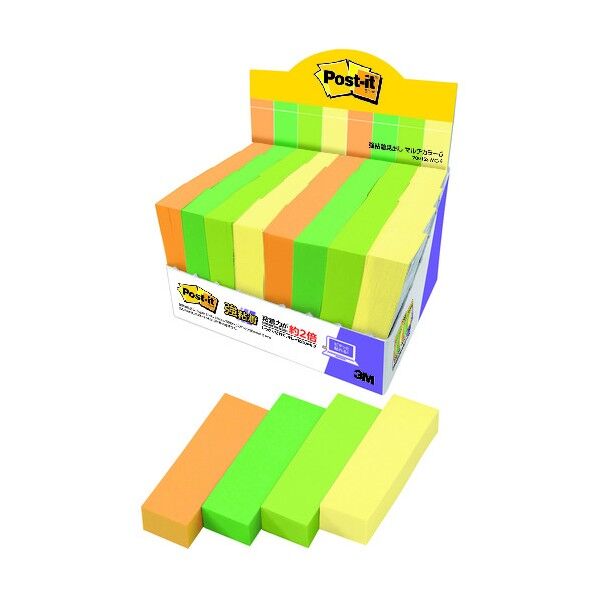 ポスト・イット強粘着マルチカラー6増量 7001SS-MC-6 1個
