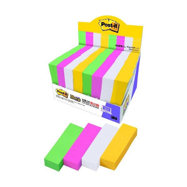 ポスト・イット強粘着マルチカラー8増量 7001SS-MC-8 1個