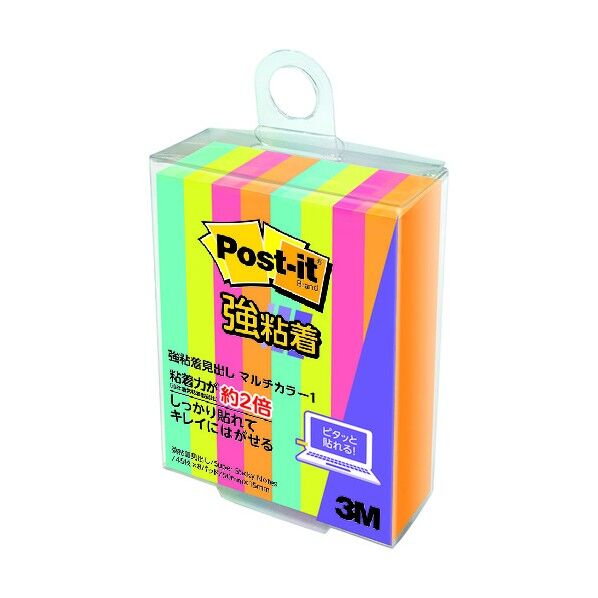 ポスト・イットR 強粘着マルチカラー 700SS-MC-1 1個