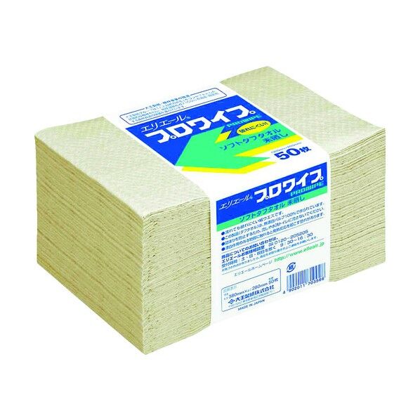 エリエールプロワイプソフトタフタオル未晒し 703356 1
