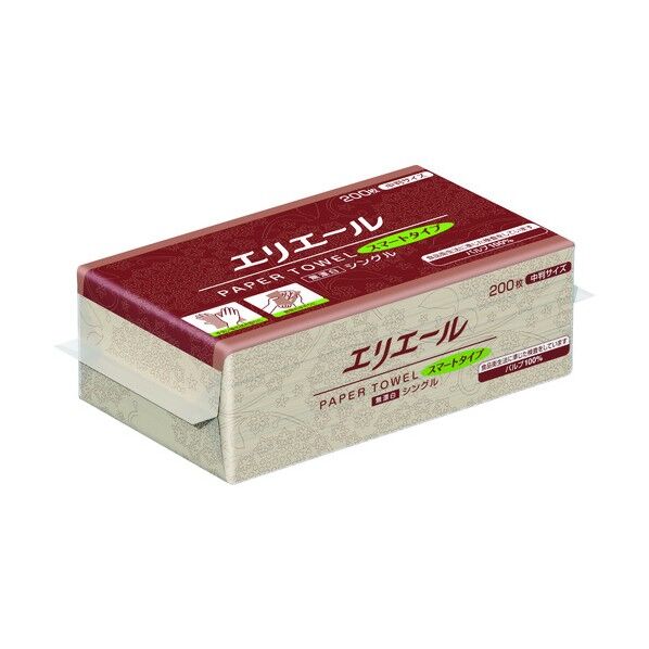 ペーパータオル スマートタイプ(無漂白シングル).