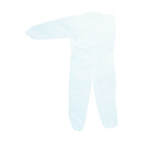 不織布つなぎ(スタンドカラータイプ)