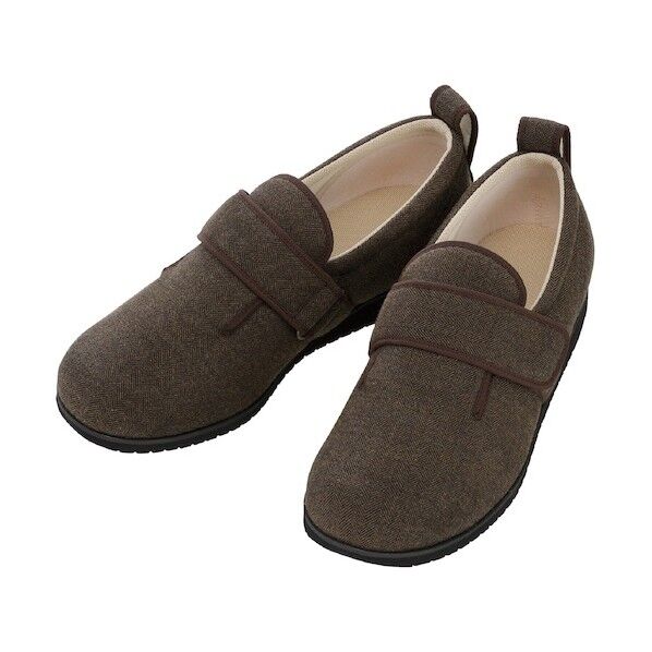 ダブルマジック2ヘリンボン 9E 茶 LL(24.0~24.5CM) 70250210051 1点