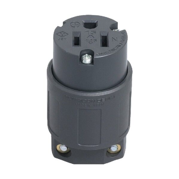 平刃プラグ・コネクタボディー/抜止コネクタボディー(15A)