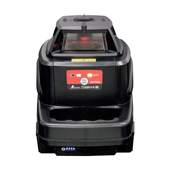 レーザー墨出器 スピニングレーザー H-3 レッド 70806 1台