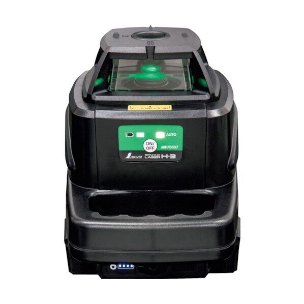 レーザー墨出器 スピニングレーザー H-3 グリーン 70807 1台