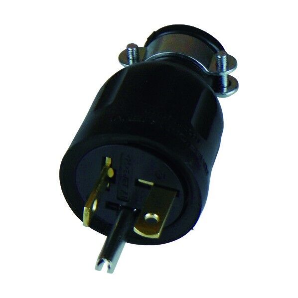 平刃形ゴムプラグ接地2P20A125V 7212GR 1