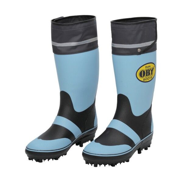オビーブーツNS スパイク底  ブルー 23cm 71B-23.0 1足