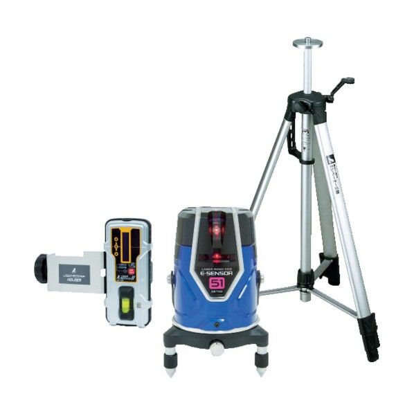 レーザー墨出器 レーザーロボNeo＿E＿Sensor51 ブルー 71505 1点