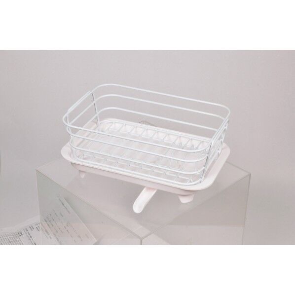 Style+2 水切りバスケット ミニ ホワイト 幅30.5×奥行20.5×高さ13cm LC-725 1個