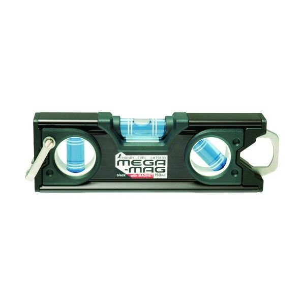 シンワ測定 シンワハンディレベルＭＥＧＡ－ＭＡＧ１５０ｍｍマグネット付 黒 73133 1点