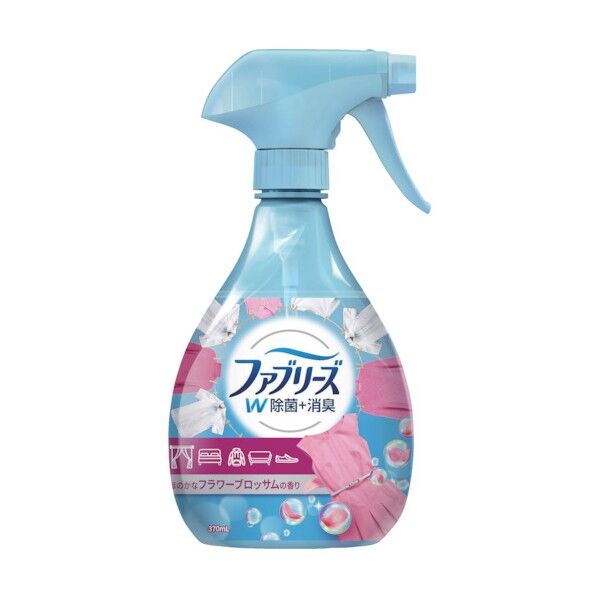 ファブリーズ W除菌+消臭 ほのかなフラワーブロッサムの香り 本体 370ml 759502 1点