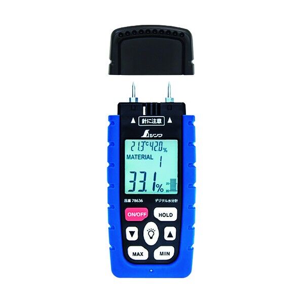デジタル水分計 木材用 最高・最低ホールド機能付