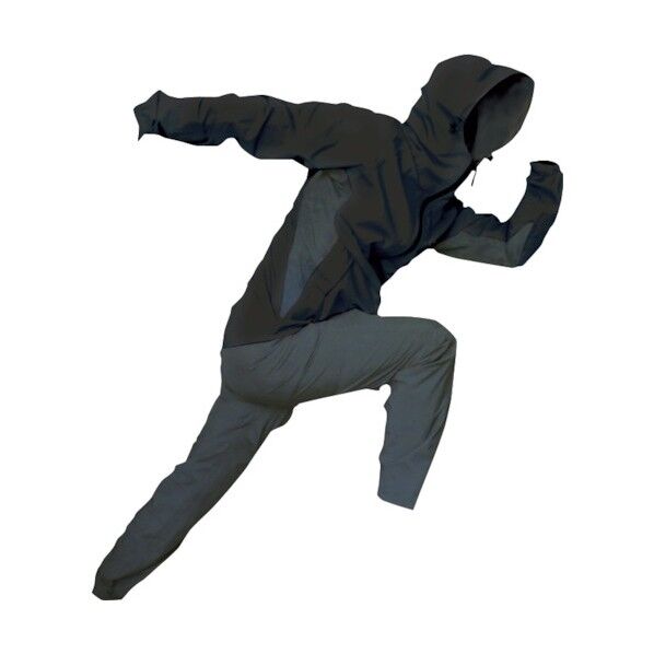 ストレッチレインスーツ ブラックM 7900-BK-M 1点