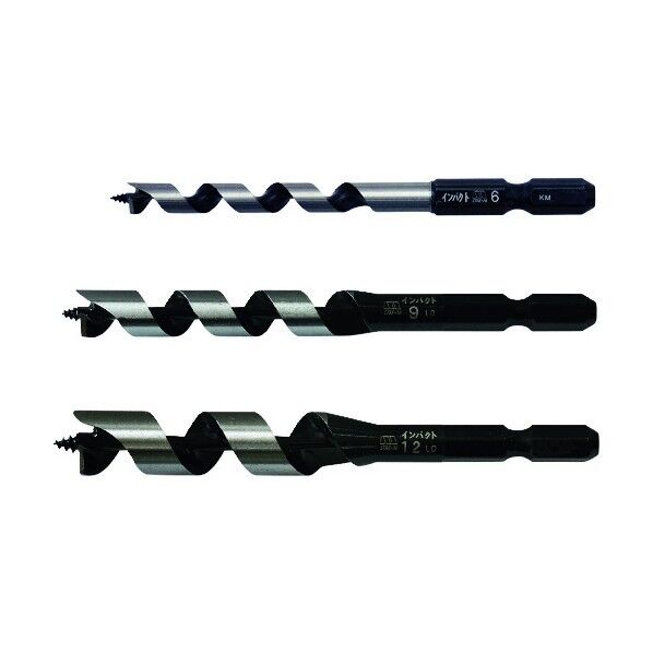 インパクトビット ショート Aセット(6mm･9mm･12mm各1本) 7S-SA 1セット