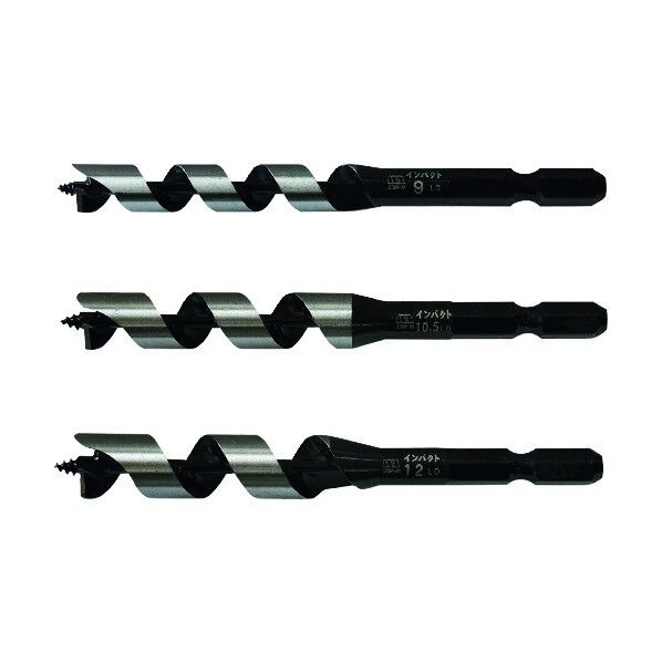 インパクトビット ショート Bセット(9mm・10.5mm・12mm各1本) 7S-SB 1セット