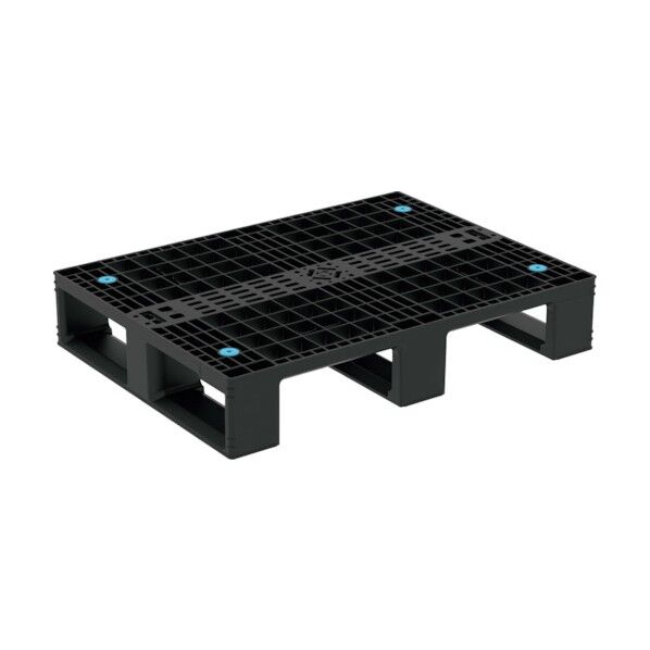 プラスチックパレット 804959 D4ー608 ブラック