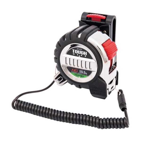 シンワコンベックスタフギアHG25-5.5m尺相当ホルダー付 25mm幅x5.5m 80818 1点