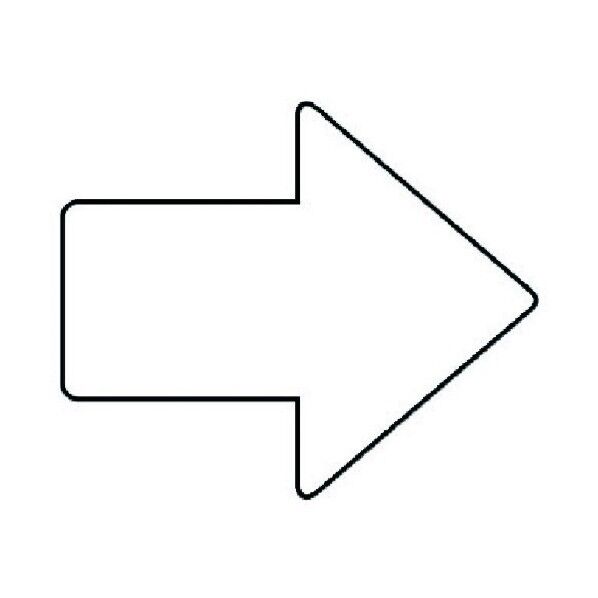 矢印ステッカー