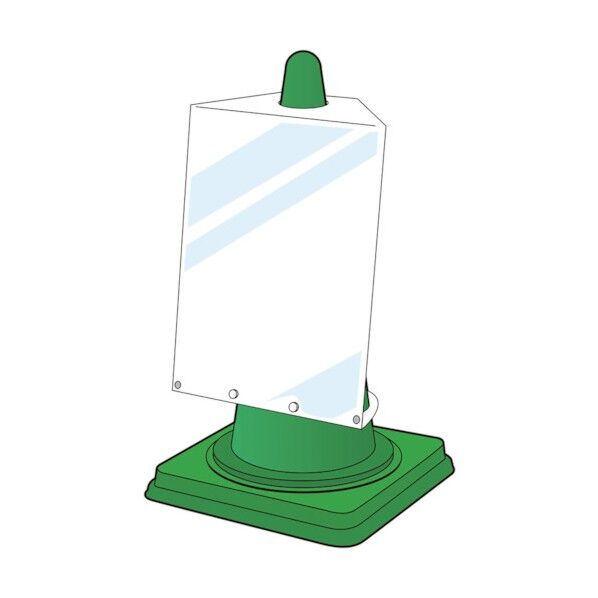 コーンサインポケットボードA3タテ 834-471 1