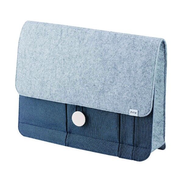 キングジム スタンドバッグ フリオ A4ネイビ- 8416-NY 1個