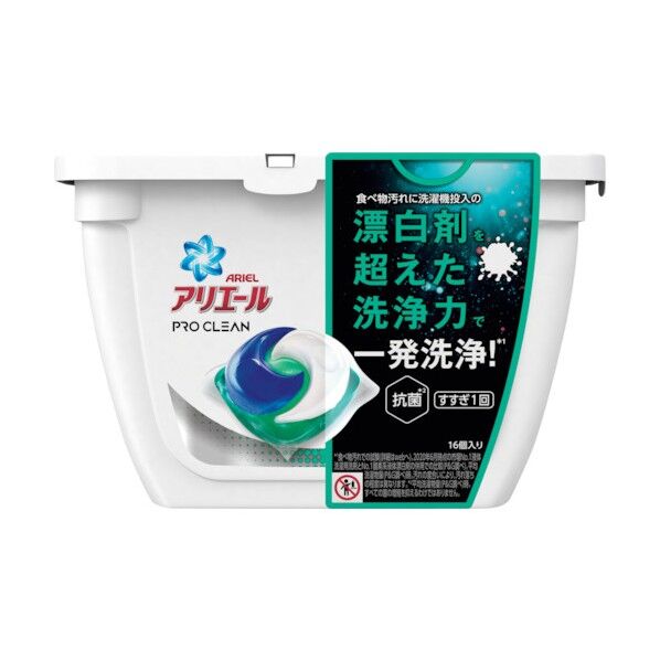 P&Gジャパン アリエール 洗濯洗剤 プロクリーンジェルボール 本体 849470 16個