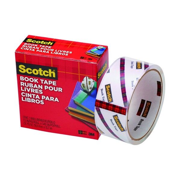 透明ブックテープ厚手 透明 38.1mmX13.7m 845 38 1点