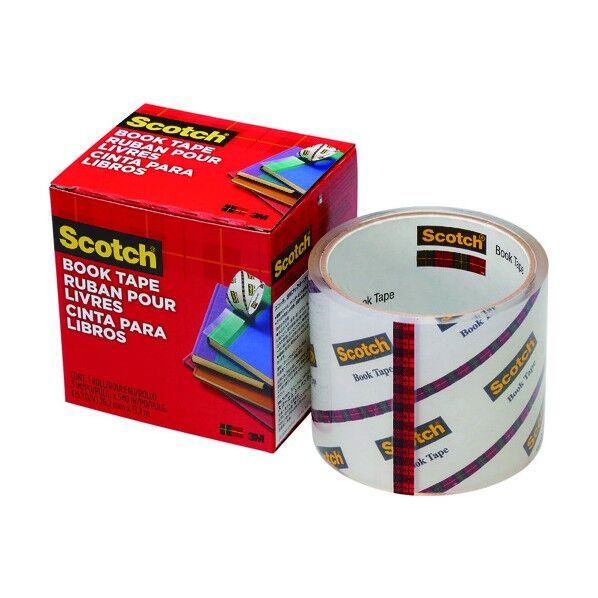 透明ブックテープ厚手 透明 76.2mmX13.7m 845 76 1点