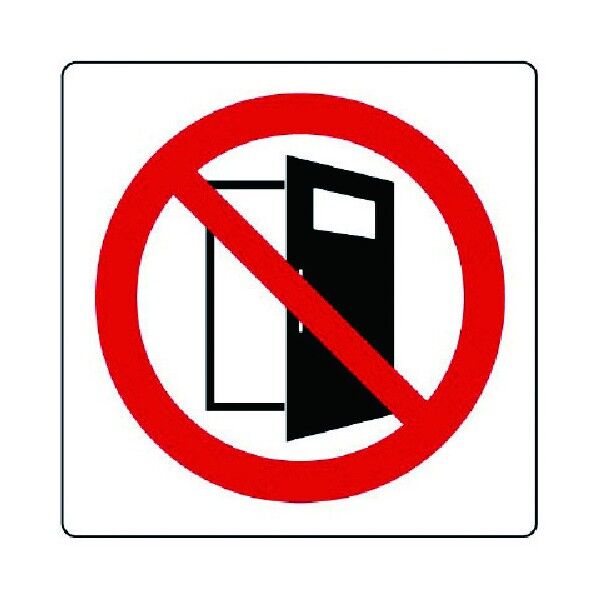 ピクトサイン開放厳禁マーク 839-12A 1