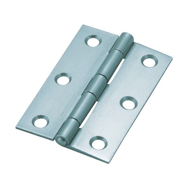 厚口蝶番 三価クロムメッキ仕上げ
