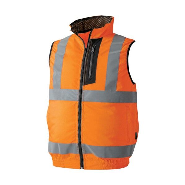 WZ ハイビス安全EFベスト 蛍光オレンジレッド 3L 9002-141-3L 1着