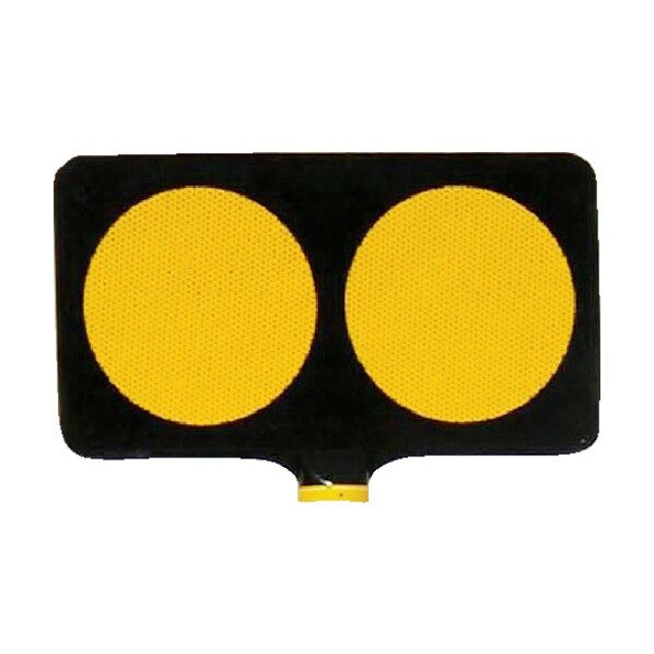 ドラムサインボード 分離帯標識黒 8Y3009 1点