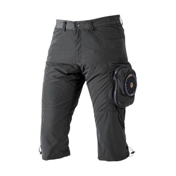 WZ ハイクオリティ・ケーブルレスハーフパンツ ドット・チャコールグレー 3L 9016-840-3L 1着