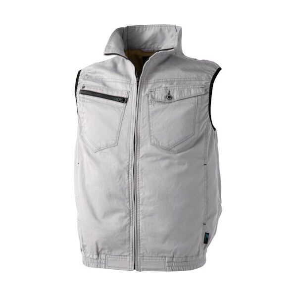 CUC WZ ワンウォッシュコットン・ベスト アッシュ・グレー XL 9152-818-XL 1着