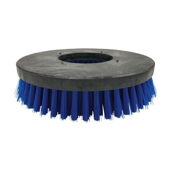 ポリッシャー用ナイロンブラシ 12インチ 青 (樹脂台) 925807 1点
