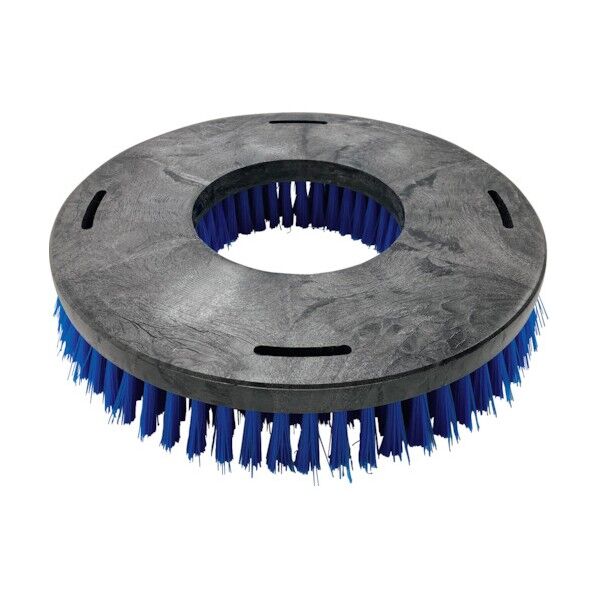 ポリッシャー用ナイロンシャンピングブラシ 14インチ 青 (樹脂台) 925818 1点