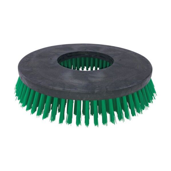 ポリッシャー用ナイロンブラシ 14インチ 緑 (樹脂台) 925810 1点