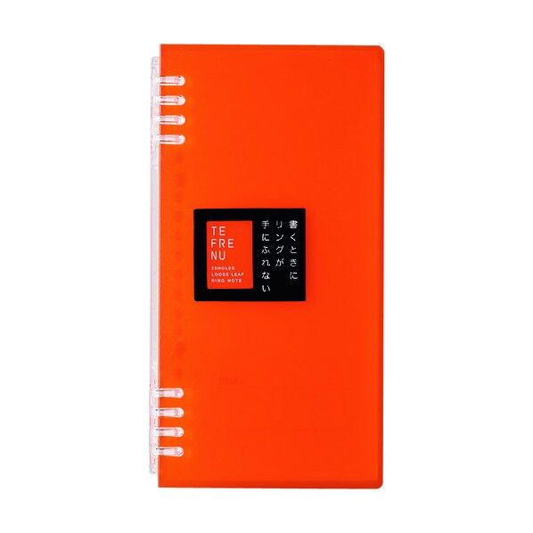 キングジム リングノ-ト テフレ-ヌ ハンディ オレンジ 9854TTEH-OR 1個