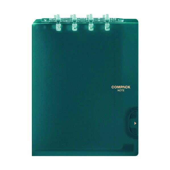 二つ折りリングノートコンパックノートA5 ネイ 9954TY-NY 1点