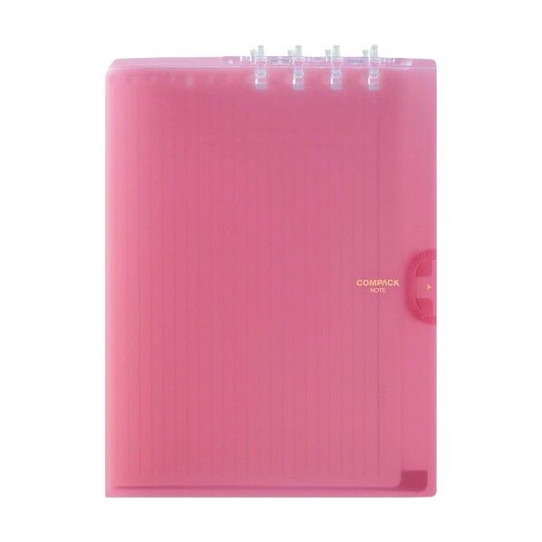 二つ折りリングノートコンパックノートA4 ヒン 9956TY-P 1点