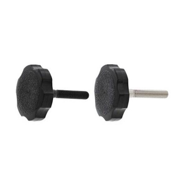 三価ホワイト サムスクリュ- (半ネジ 菊型 (黒38 8×50 (ハン A0-00-4260-0080-0500-03 35本