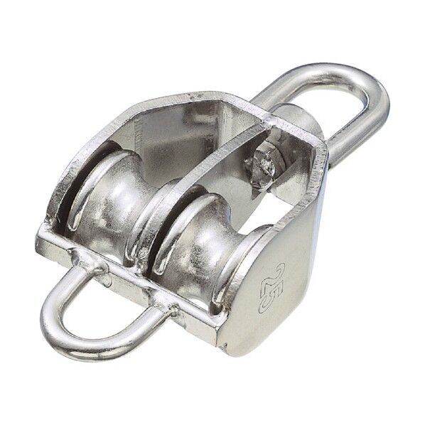 ステンレス 豆ブロック ベケ付2車タイプ