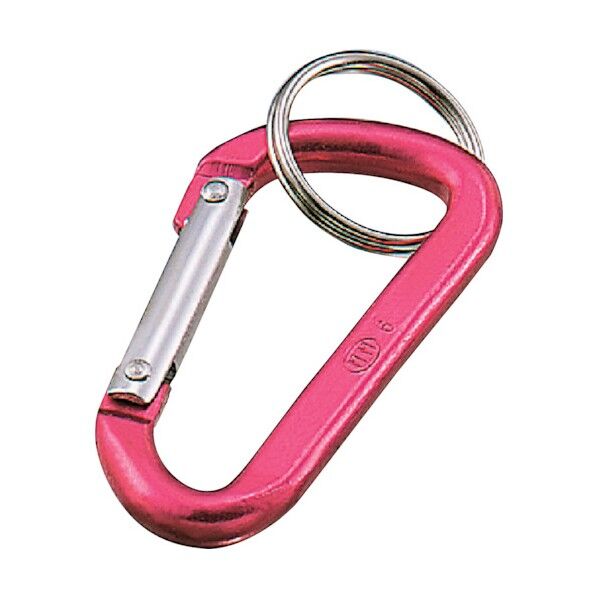 アルミカラーフック(ピンク) 線径8mm A-1408 1点