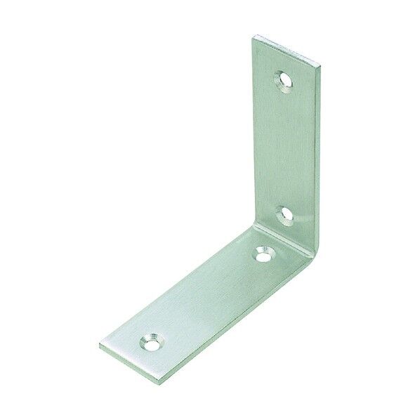 ステンレス コーナー金具 角 ヘアーライン 長さ75mm A-1689 1点